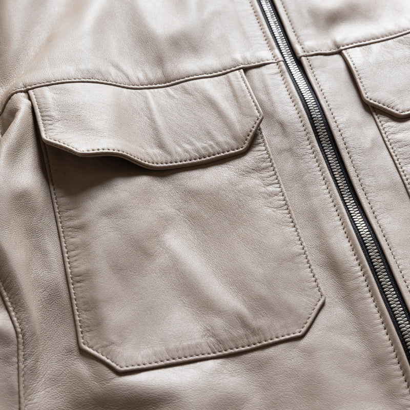 "Spanish Merino Sheep JKT" That Looks Great Worn Solo or Layered