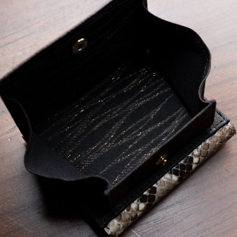 Special Edition Trifold Wallet: Python Leather