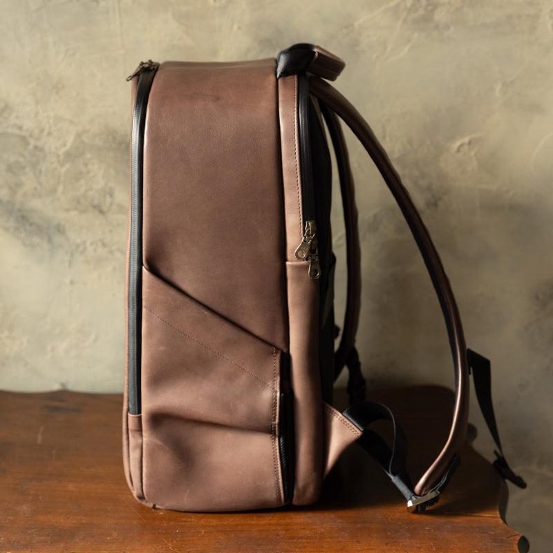Luxe Waterproof Leather Backpack - For 30 & Up