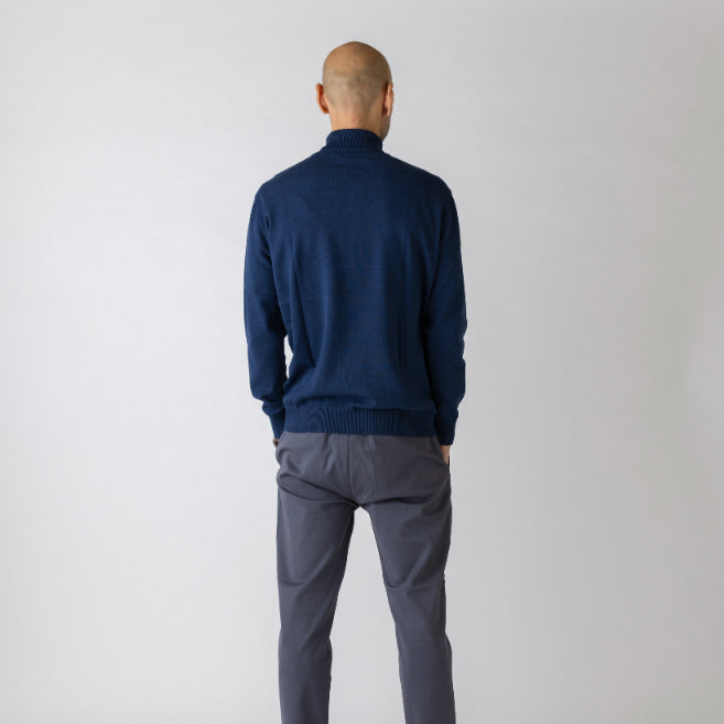 Italian-Sourced Turtleneck for Understated Elegance
