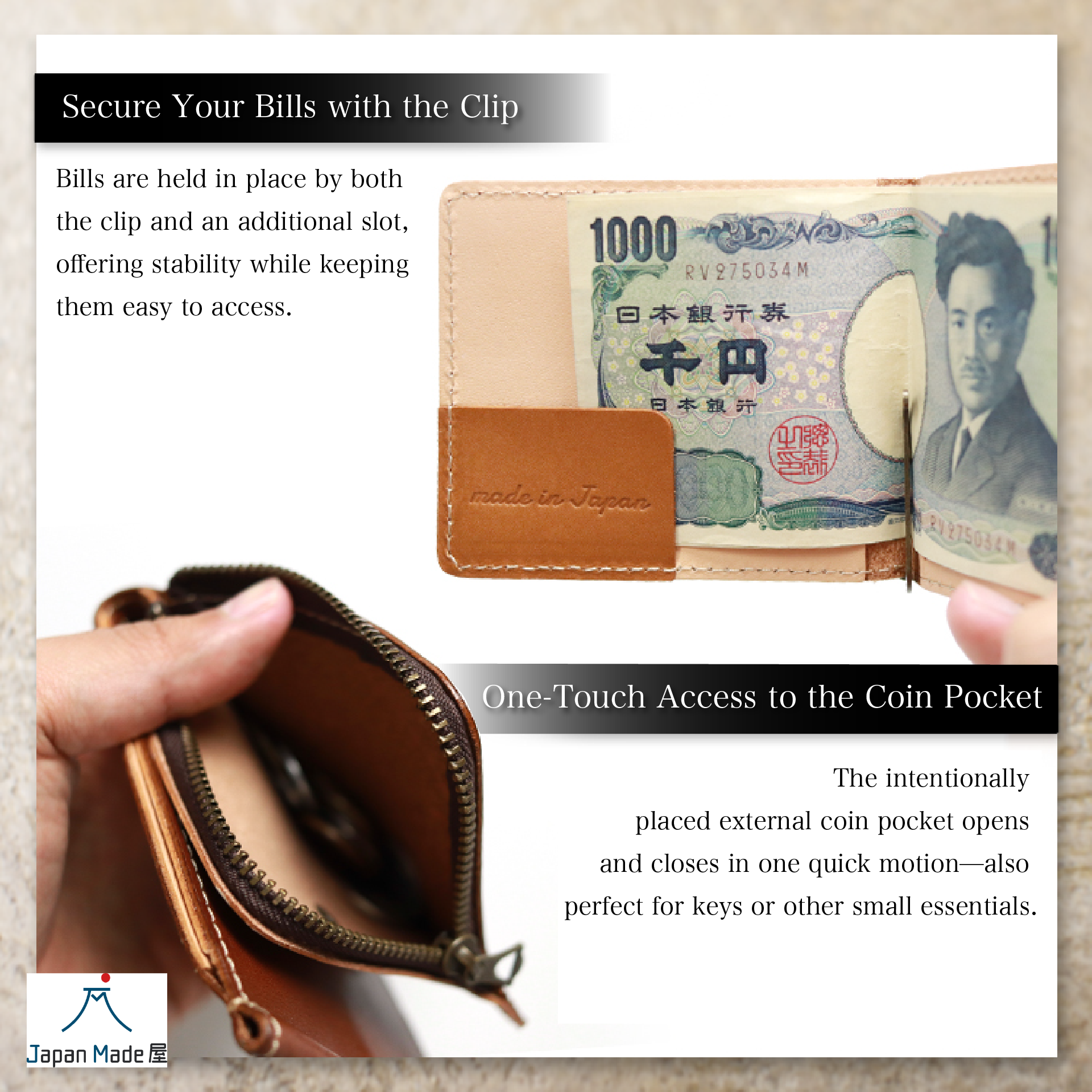 Level Up with this Genuine Leather Compact Wallet