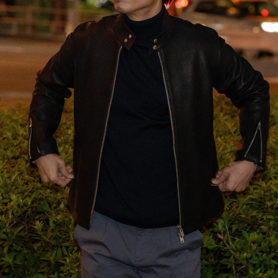 The Absolute Classic "Single Deerskin Leather Jacket," Made with the "Cashmere" of the Leather World