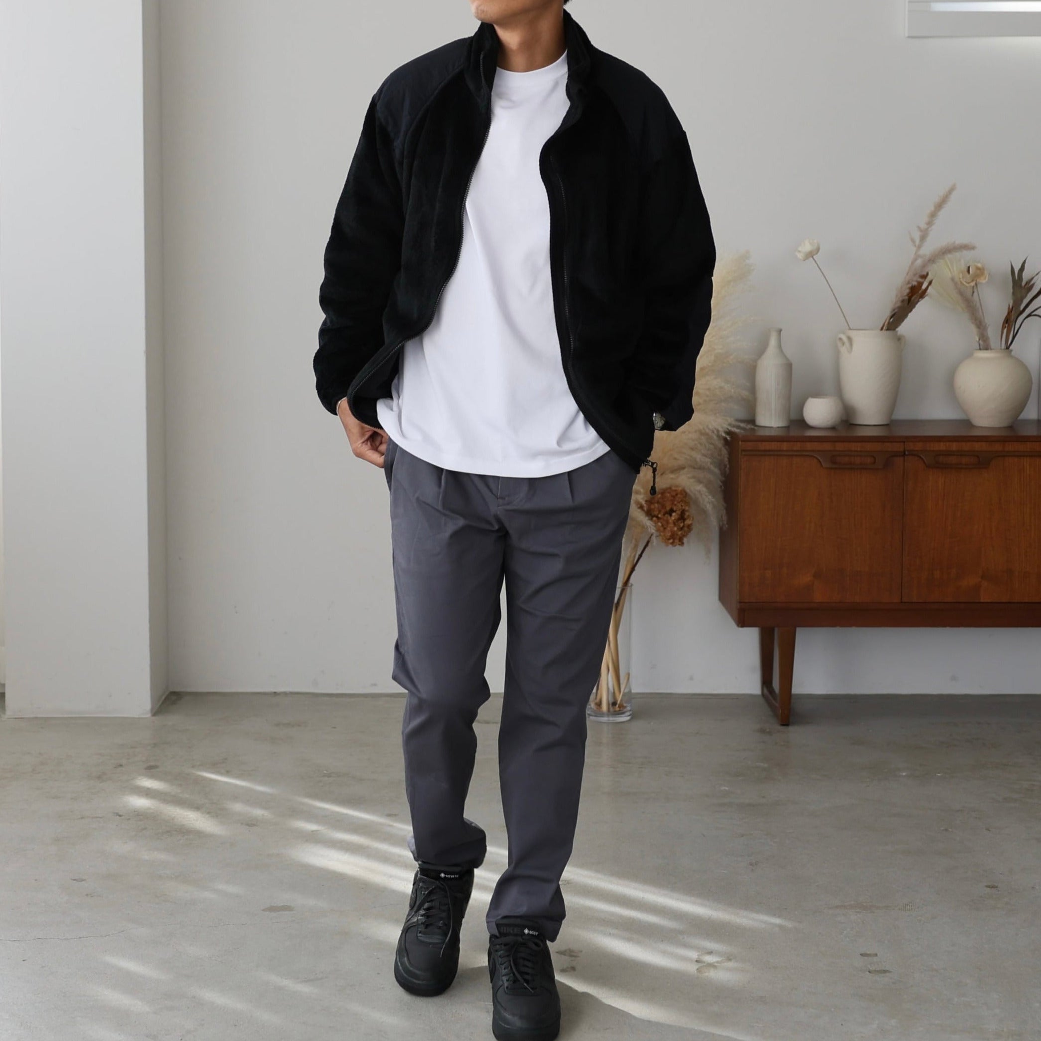 Someday, the ultimate gray pants ~ Pants that will make black outerwear the coolest ~