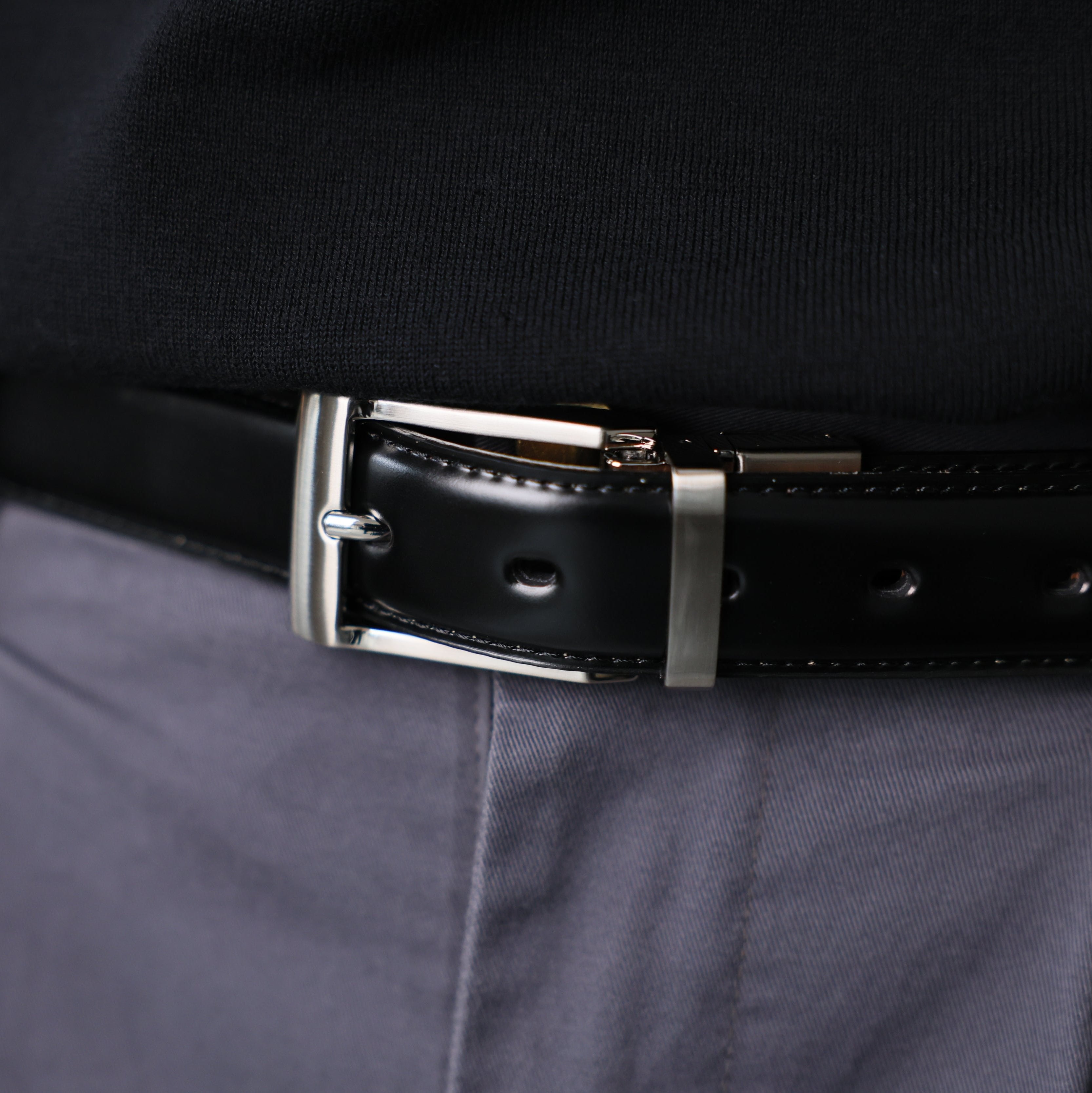 "Cordovan belt" has a beautiful luster and a sense of luxury.