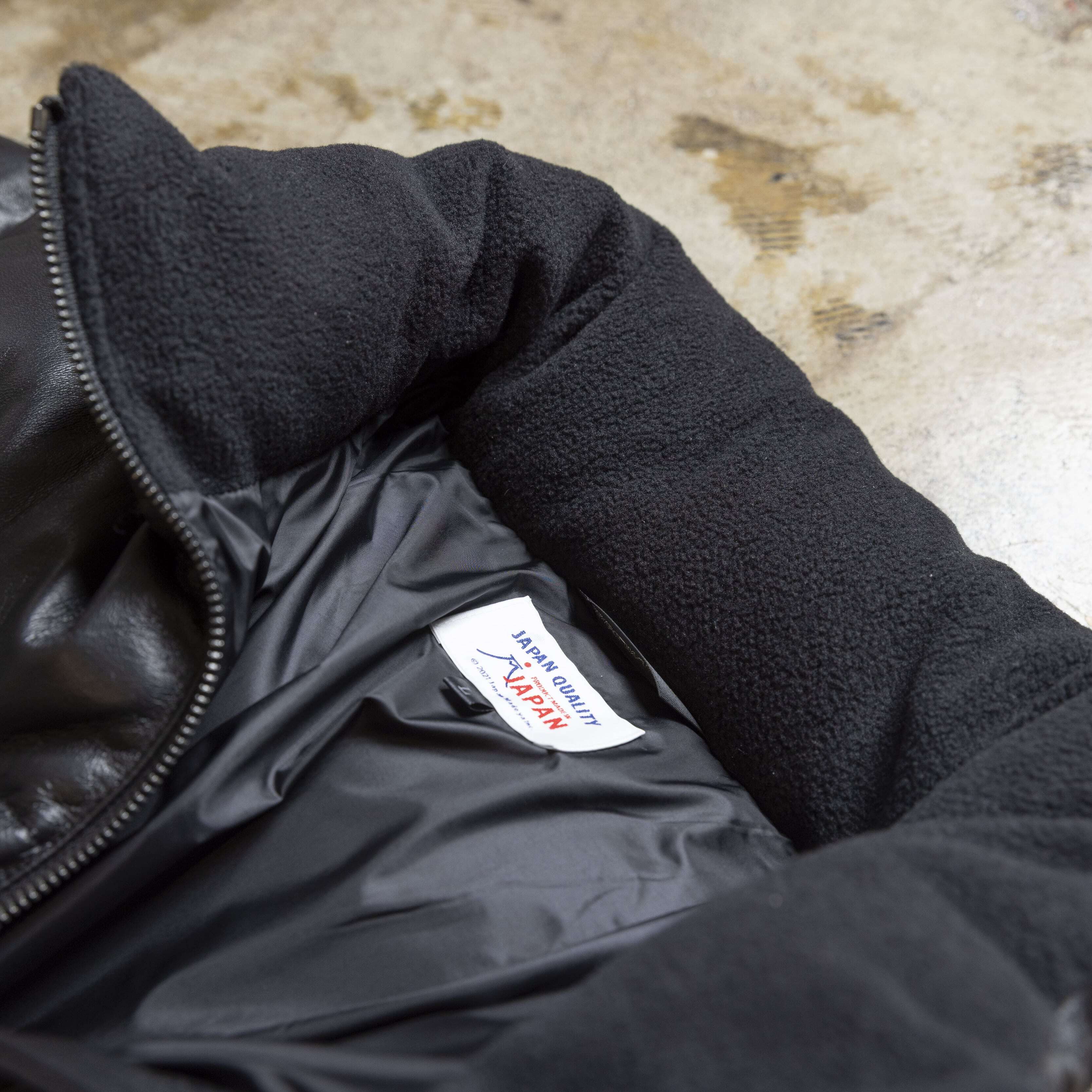 Luxury "Leather Down Jacket" Featuring European Leather and Down