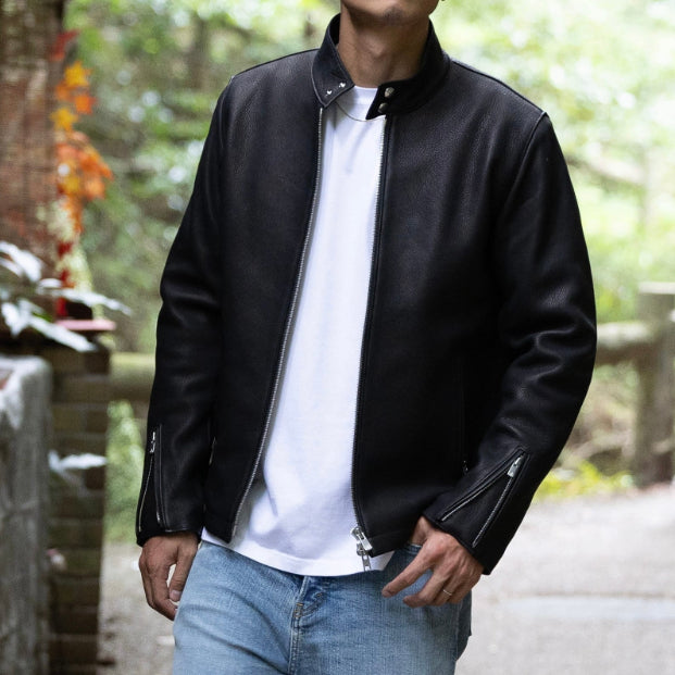 The Absolute Classic "Single Deerskin Leather Jacket," Made with the "Cashmere" of the Leather World