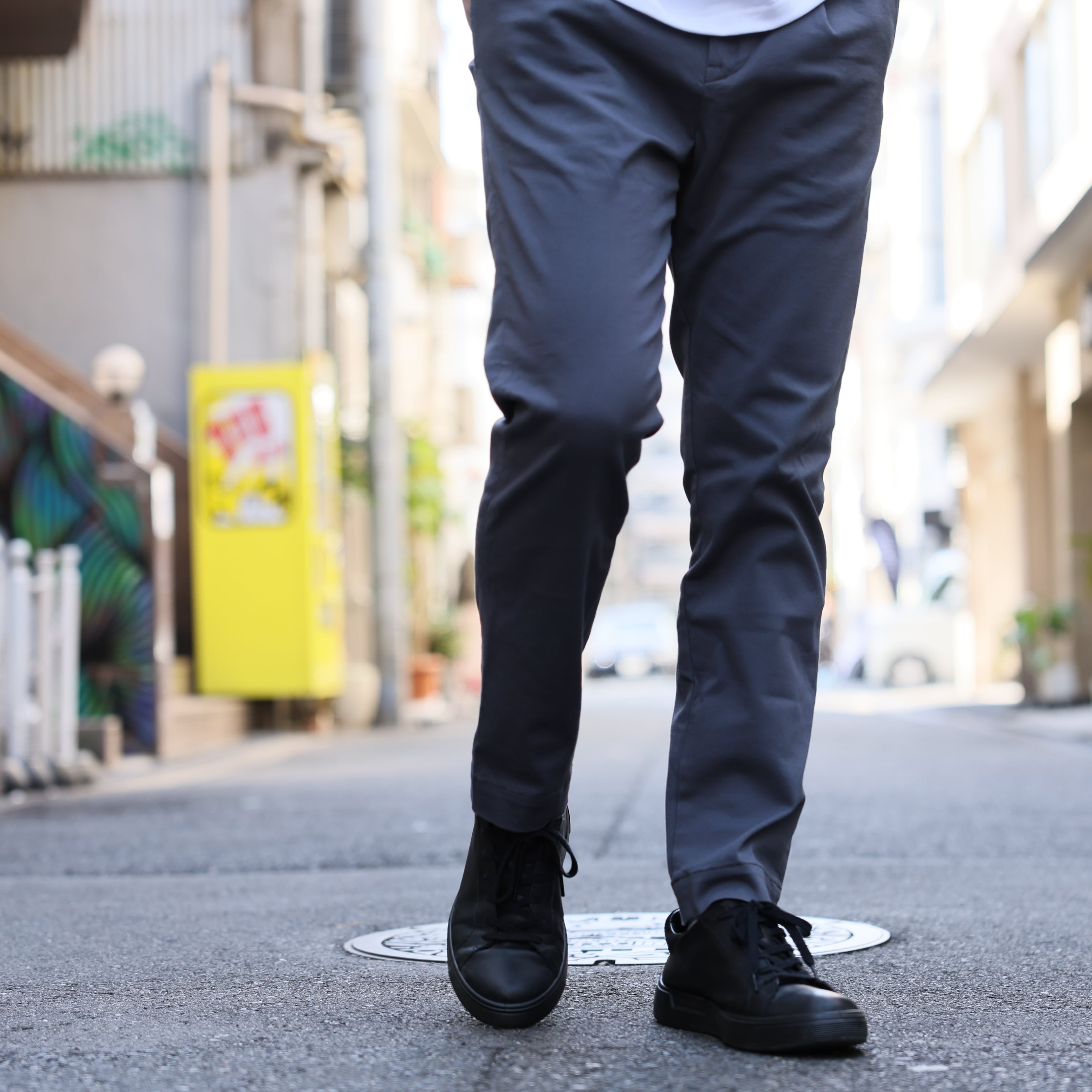 Someday, the ultimate gray pants ~ Pants that will make black outerwear the coolest ~