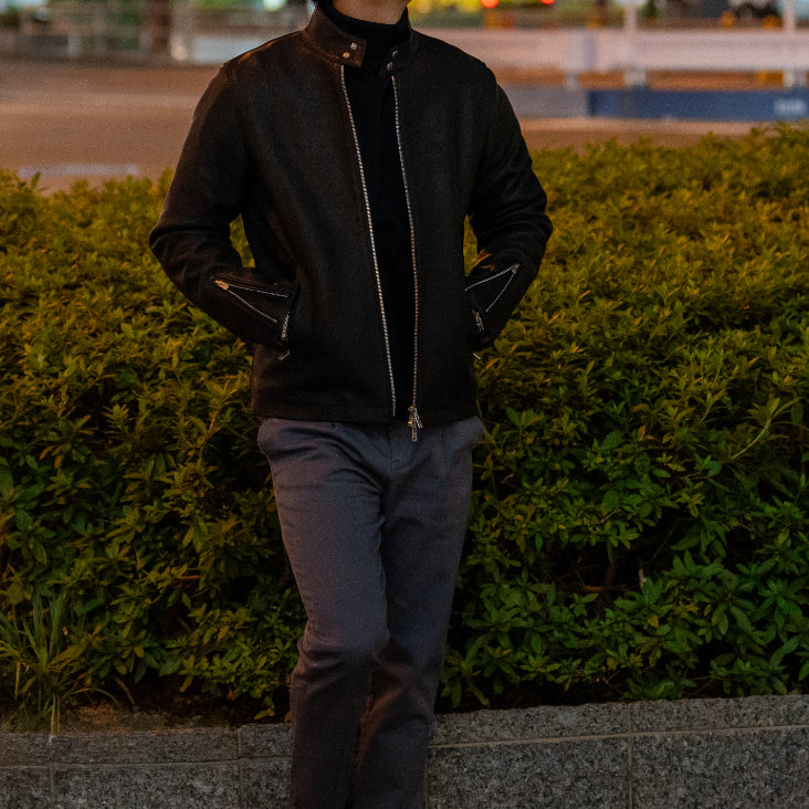 The Absolute Classic "Single Deerskin Leather Jacket," Made with the "Cashmere" of the Leather World