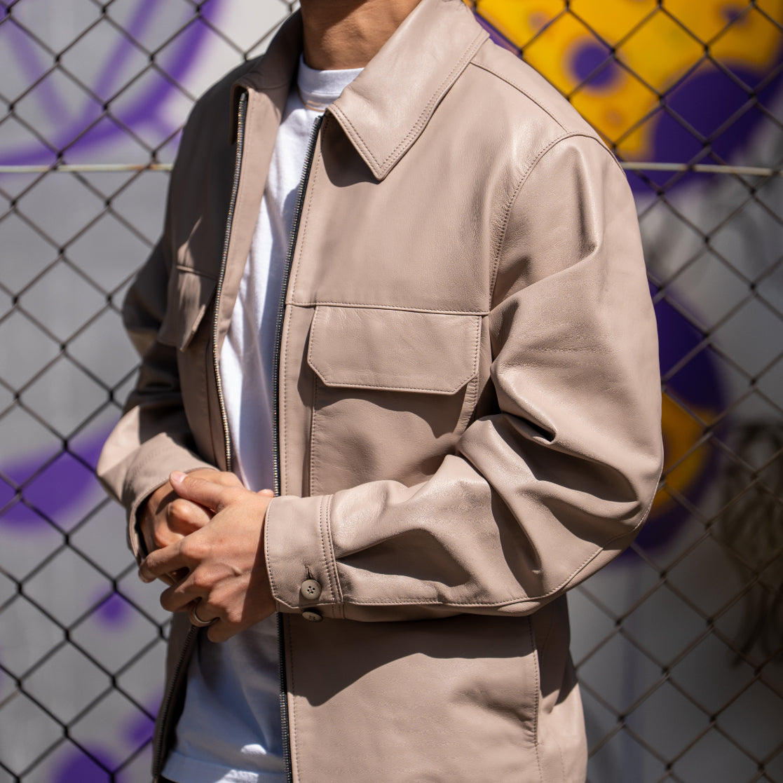 "Spanish Merino Sheep JKT" That Looks Great Worn Solo or Layered