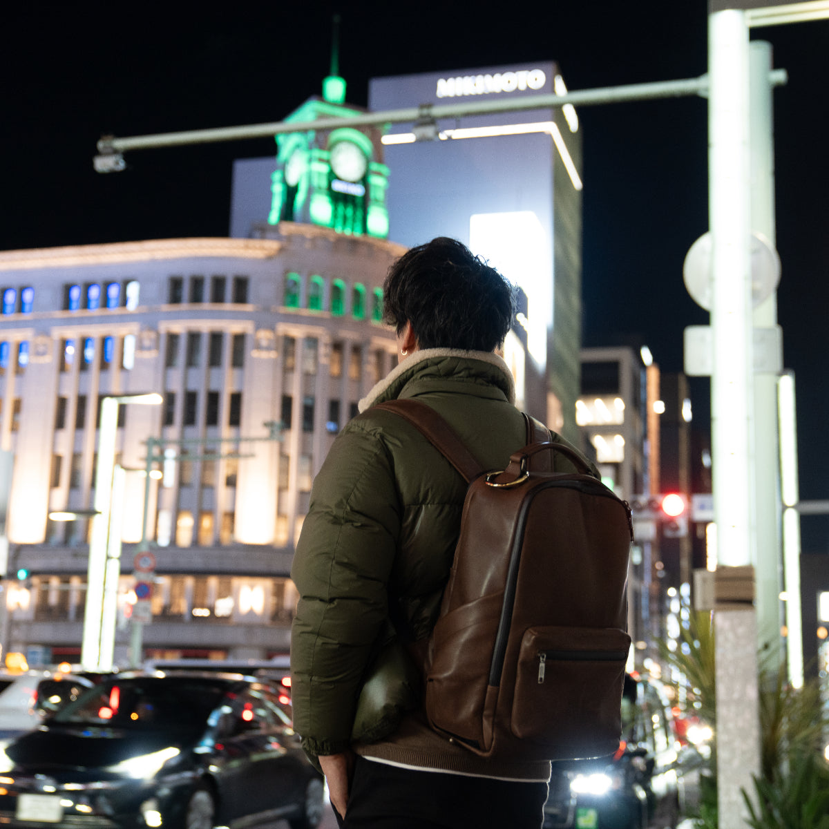 Luxe Waterproof Leather Backpack - For 30 & Up