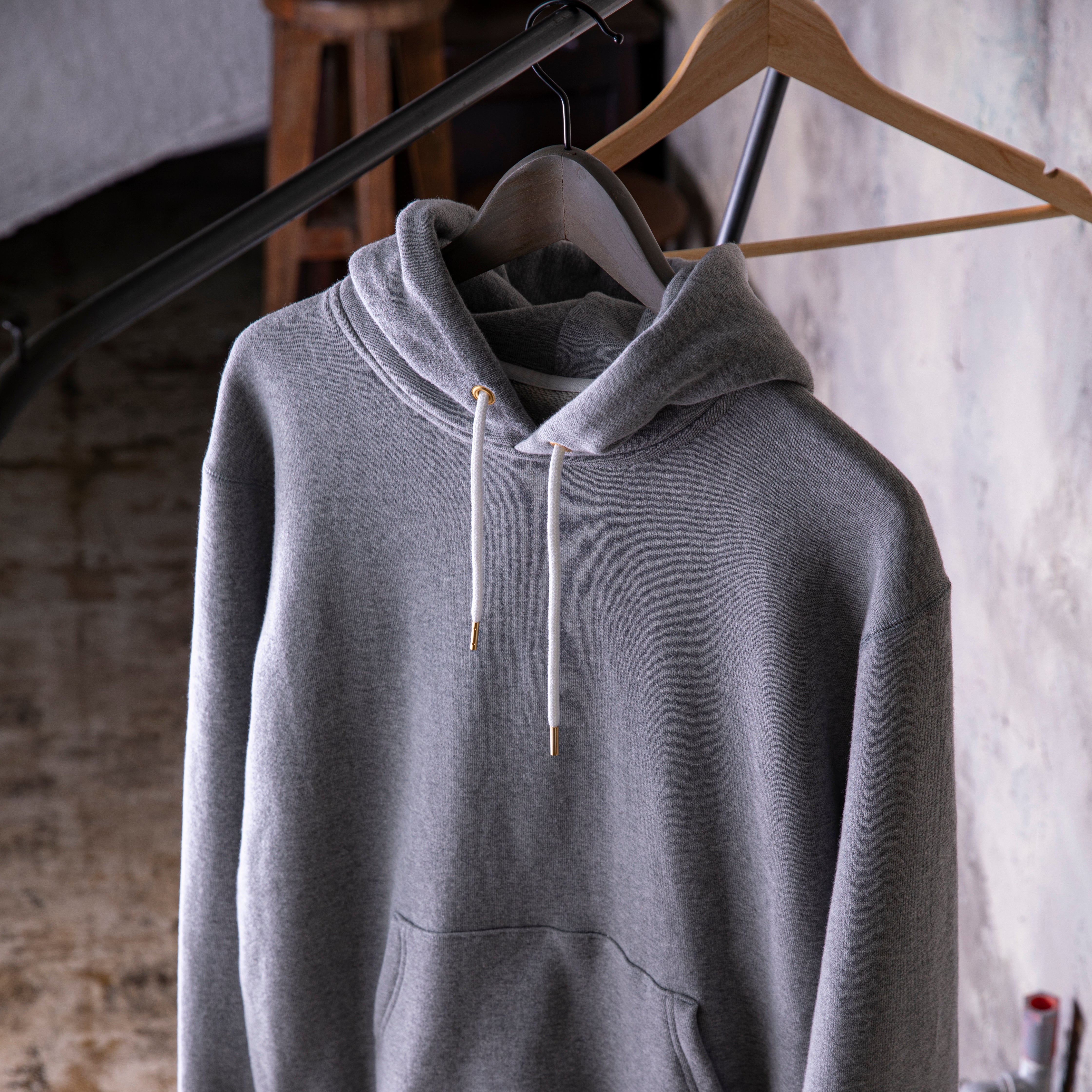 Perfectly Structured Premium Hoodie -Tsuri-ami Loopwheel Knit