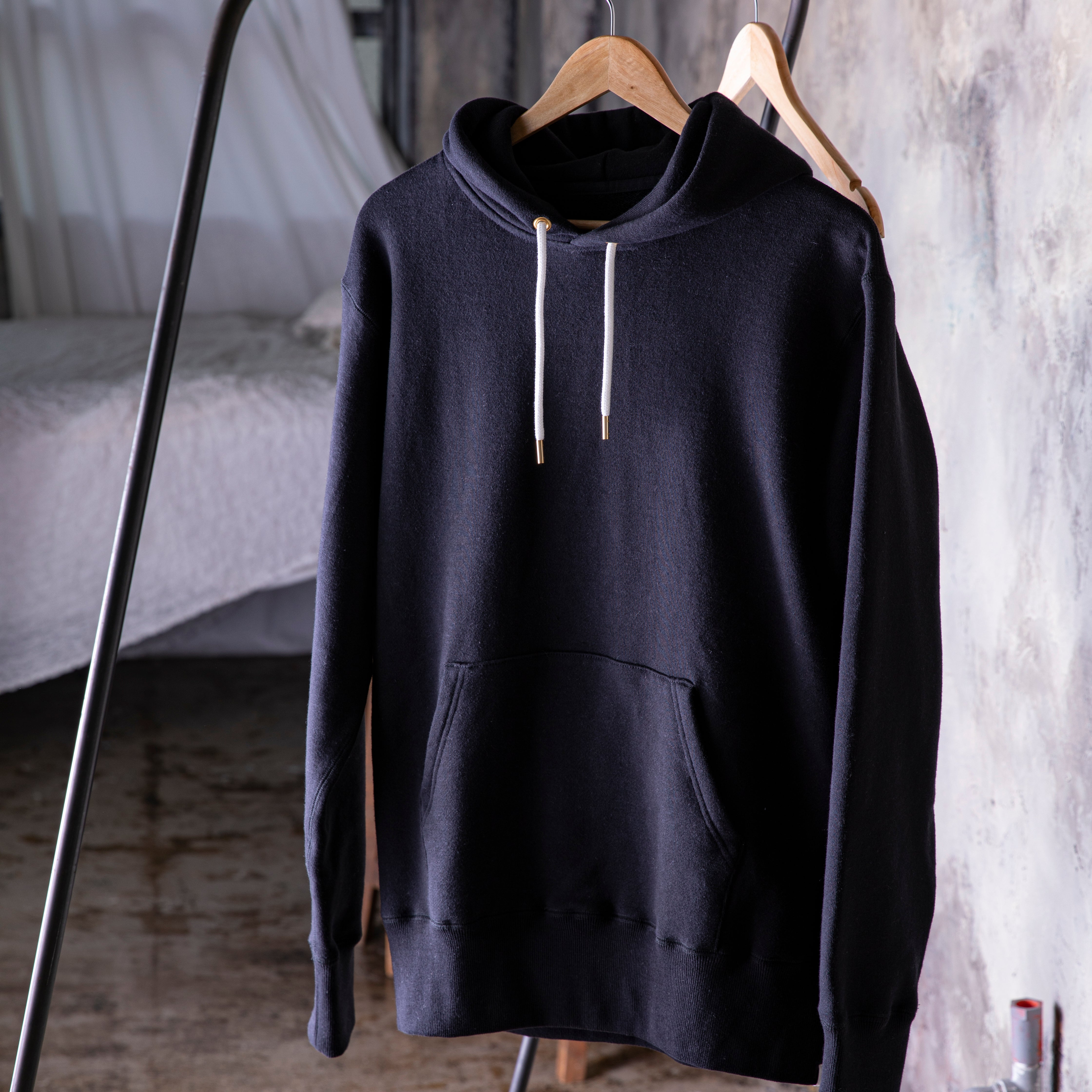 Perfectly Structured Premium Hoodie -Tsuri-ami Loopwheel Knit