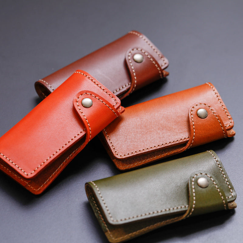 A Perfectly Palm Sized Genuine Leather Key Holder