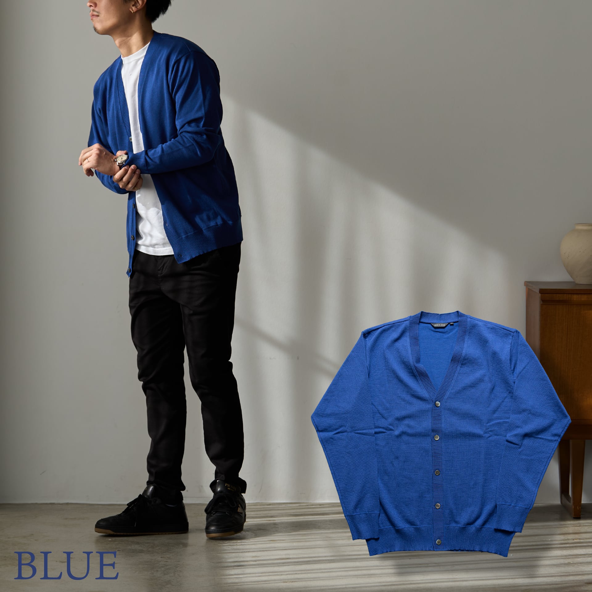 Effortlessly Elegant: Cashmere-Cotton Signature Cardigan