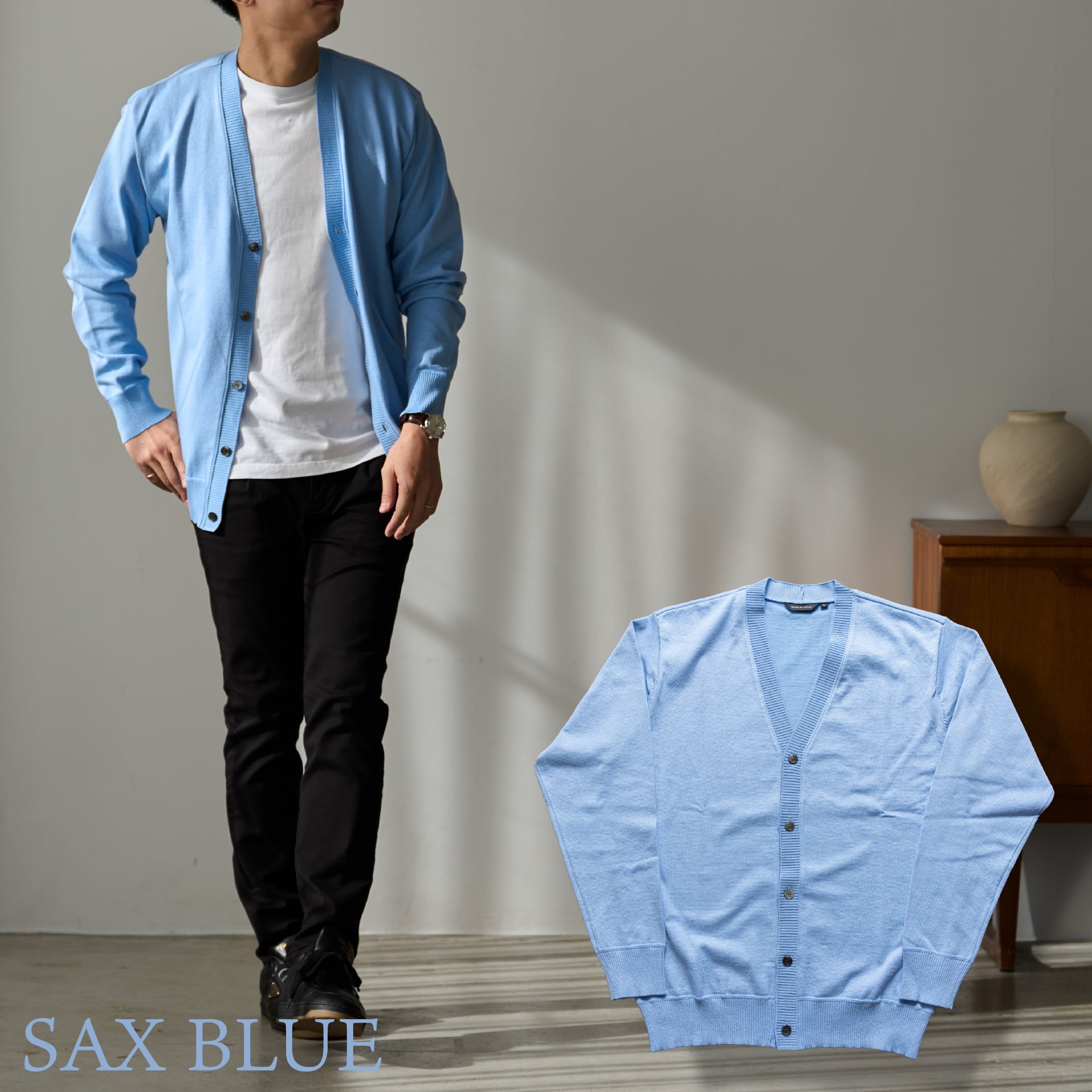 Effortlessly Elegant: Cashmere-Cotton Signature Cardigan