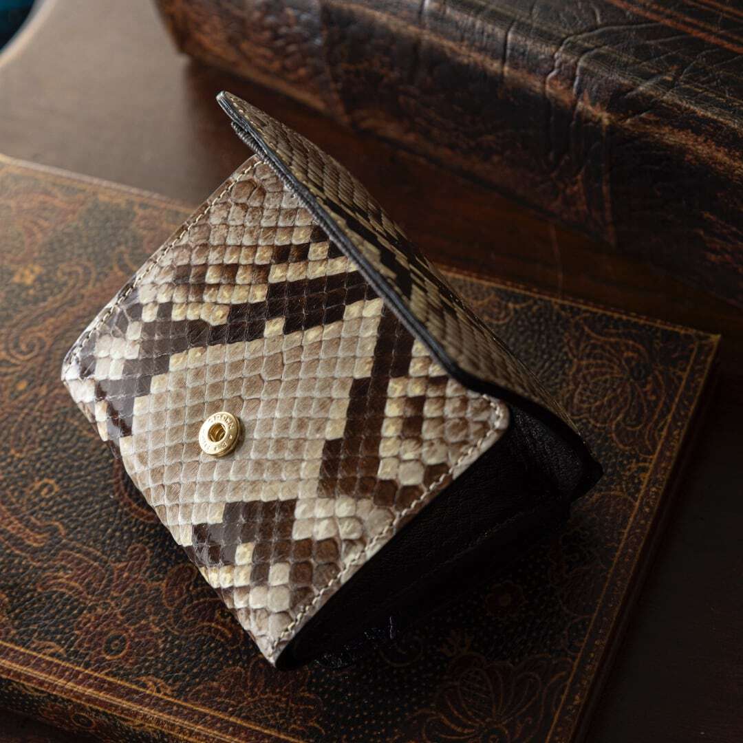 Special Edition Trifold Wallet: Python Leather