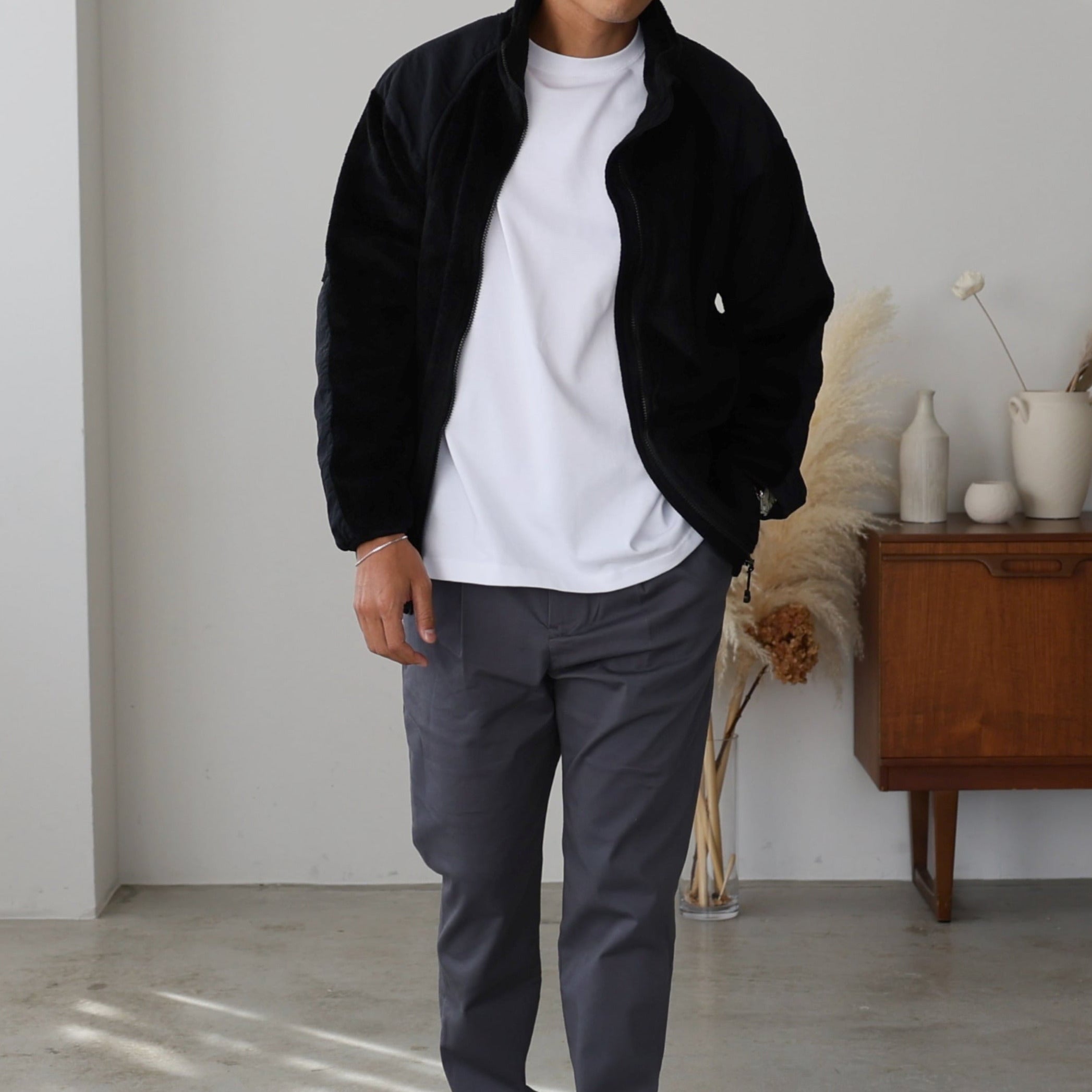 Someday, the ultimate gray pants ~ Pants that will make black outerwear the coolest ~