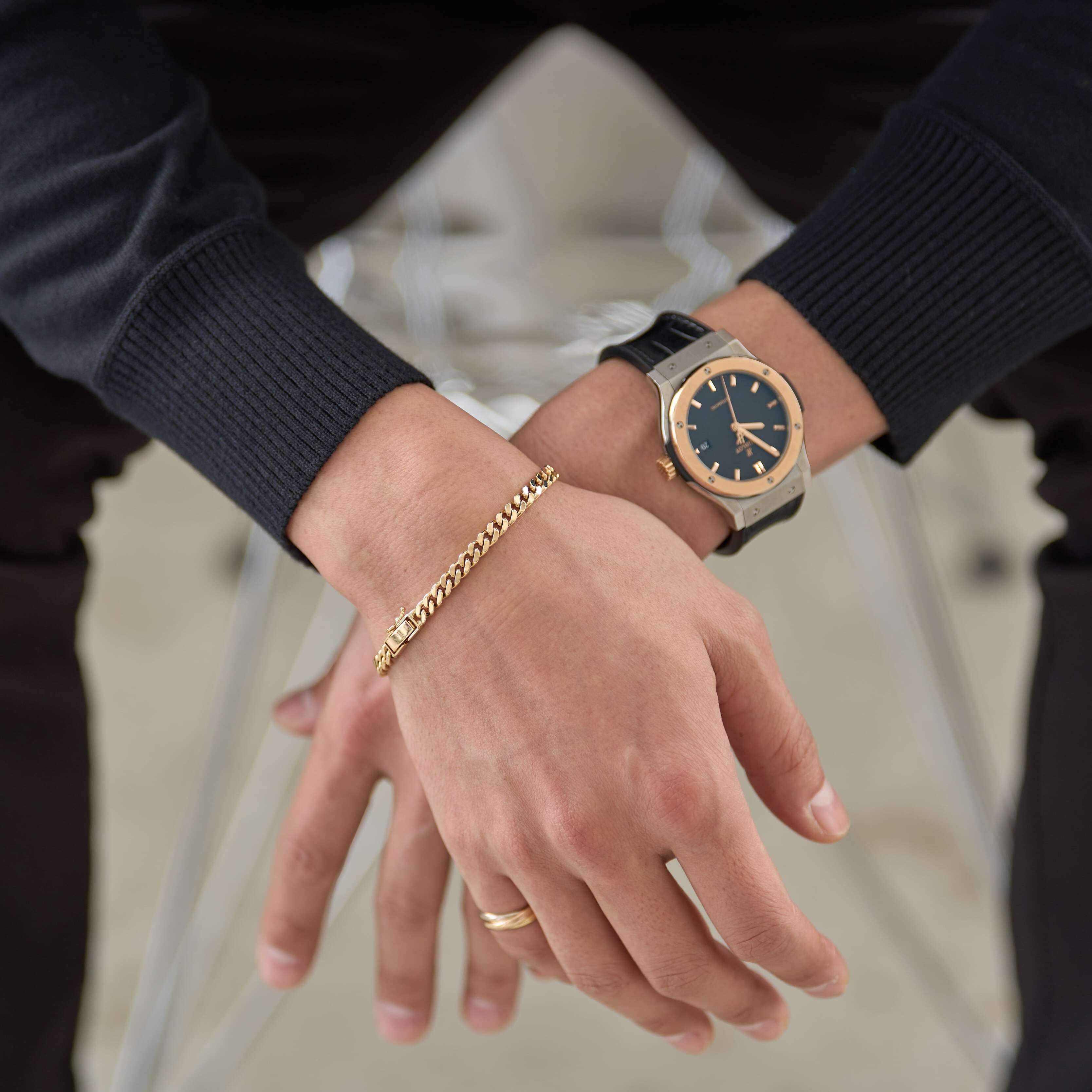 K18 "Gold Kihei (Curb Chain)" *Authentic Weight, Luster, and Sophistication for Your Wrist*