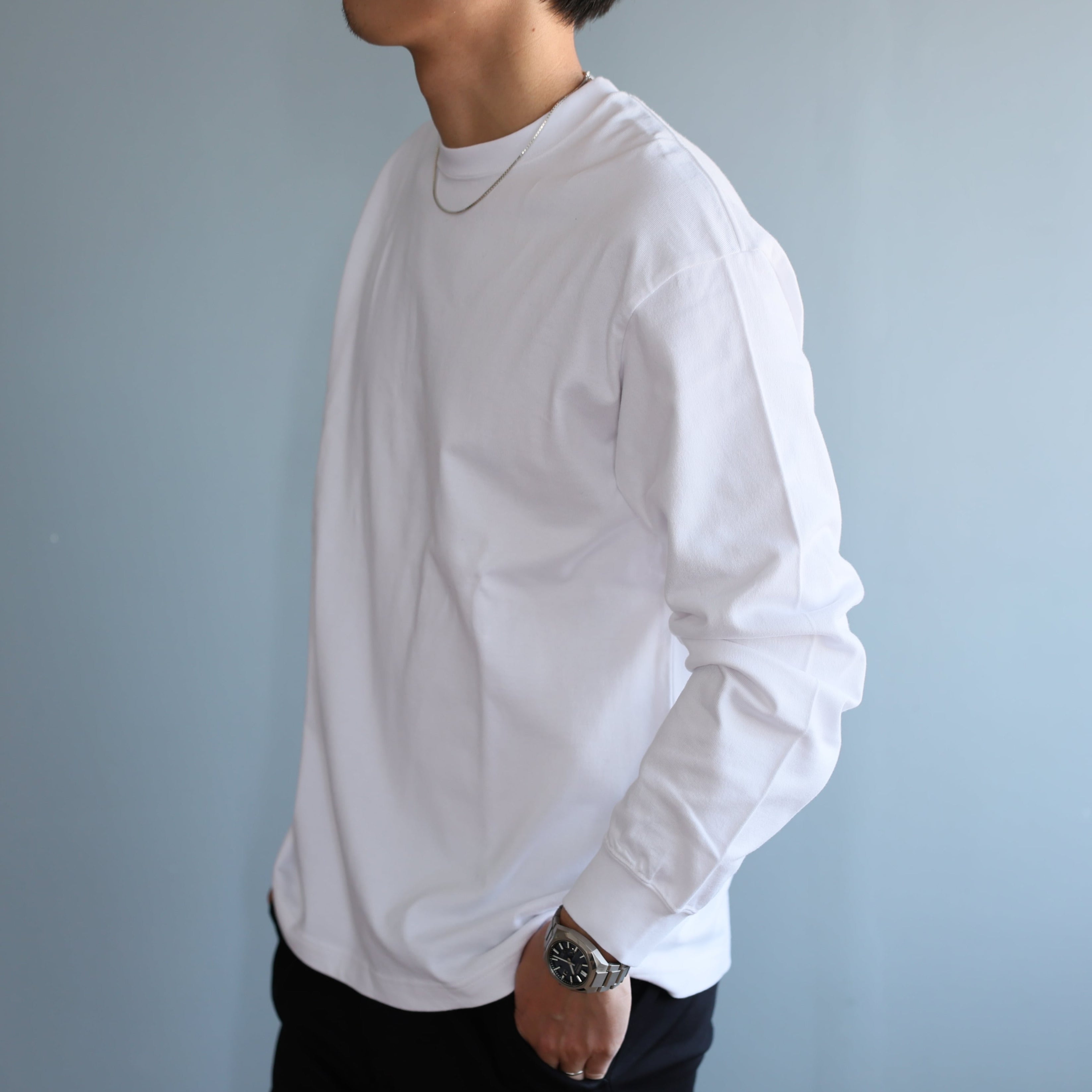 [Revival in Spring 2024] “Melting high-quality long T-shirt (Sea Island variety)” that creates a mature look