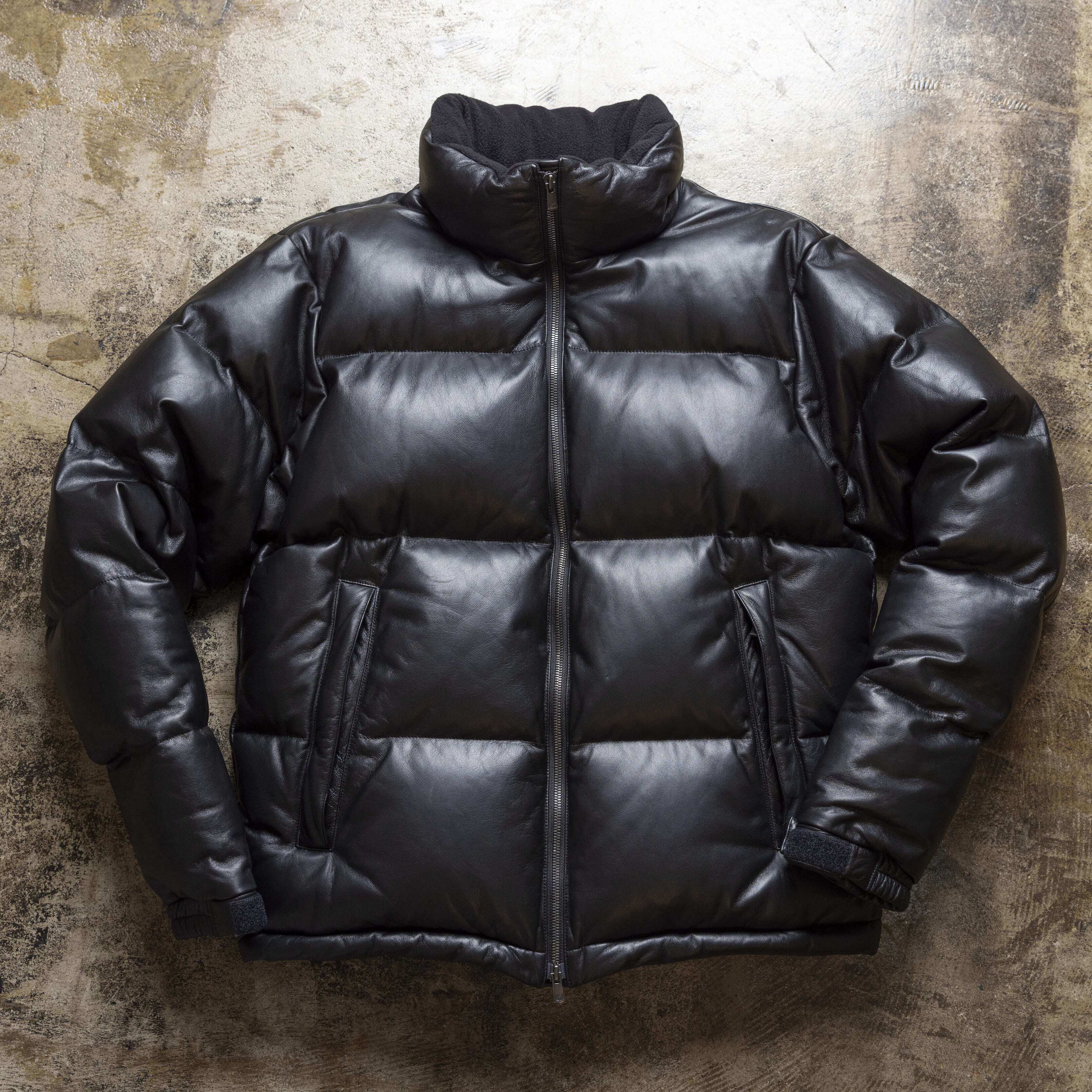 Luxury "Leather Down Jacket" Featuring European Leather and Down