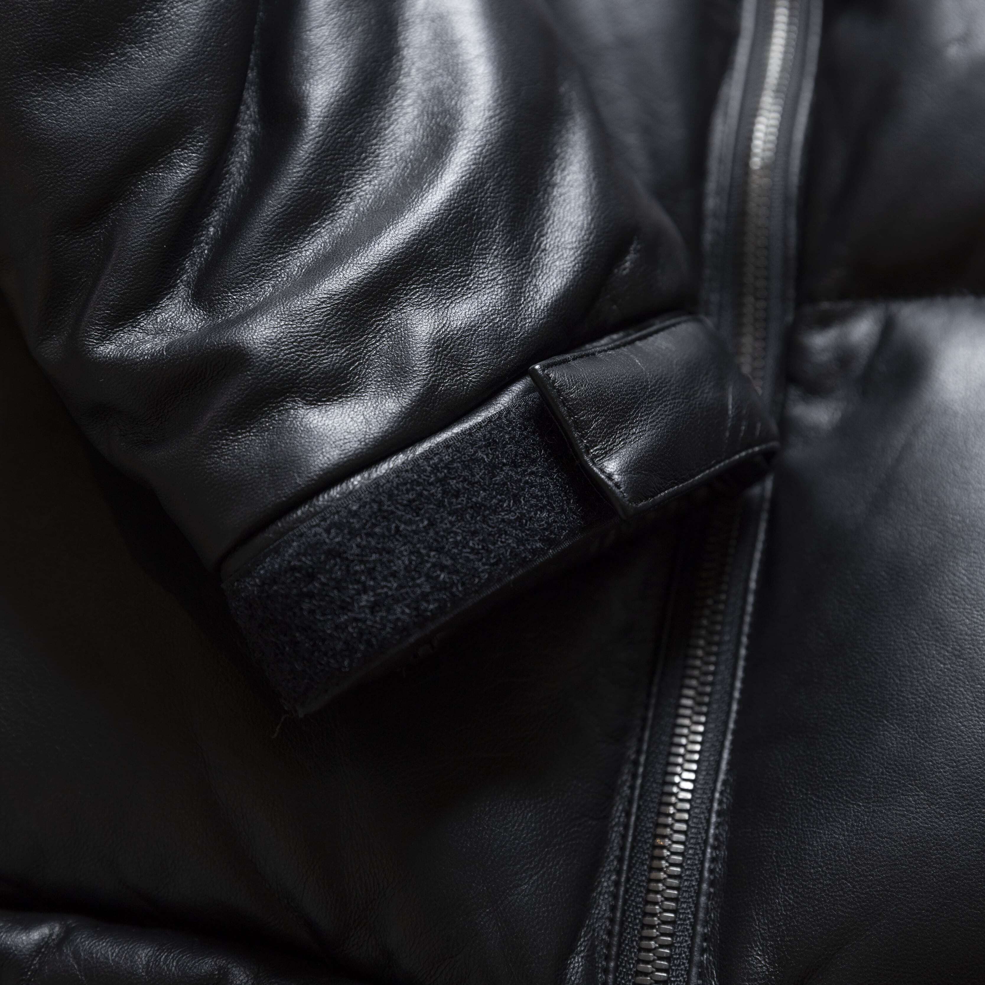 Luxury "Leather Down Jacket" Featuring European Leather and Down